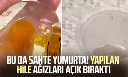 Bu da sahte yumurta! Görüntüler şaşkına çevirdi