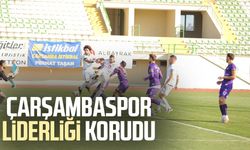 Çarşambaspor liderliği korudu