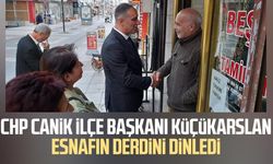 CHP'li Ali Kemal Küçükarslan Canik'te esnafla buluştu