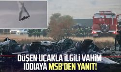 Düşen uçakla ilgili vahim iddiaya MSB'den yanıt!