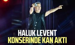 Haluk Levent konserinde kan aktı