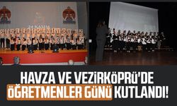 Havza ve Vezirköprü'de Öğretmenler Günü kutlandı!