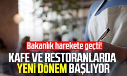 Kafe ve restoranlarda yeni dönem başlıyor