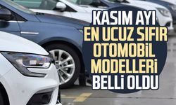 Kasım ayı en ucuz sıfır otomobil modelleri belli oldu