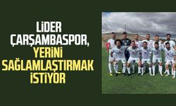 Lider Çarşambaspor, yerini sağlamlaştırmak istiyor