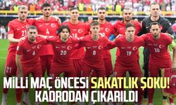 Milli maç öncesi sakatlık şoku! Kadrodan çıkarıldı