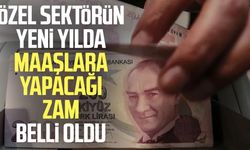 Özel sektörün yeni yılda maaşlara yapacağı zam belli oldu