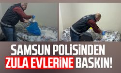 Samsun polisinden zula evlerine baskın!