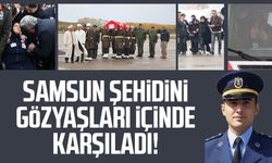 Şehit Emre Altıok'un naaşı memleketi Samsun'da