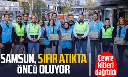 Samsun, sıfır atıkta öncü oluyor: Çevre kitleri dağıtıldı