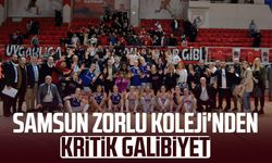 Samsun Zorlu Koleji'nden kritik galibiyet