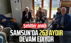 Samsun’da 263 aydır devam ediyor: Şehitler anıldı