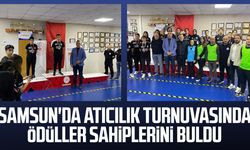 Samsun'da atıcılık turnuvasında ödüller sahiplerini buldu