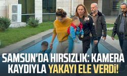 Samsun'da hırsızlık: Kamera kaydıyla yakayı ele verdi!