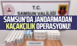 Samsun Atakum'da jandarmadan kaçakçılık operasyonu!
