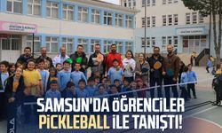 Samsun'da öğrenciler pickleball ile tanıştı!