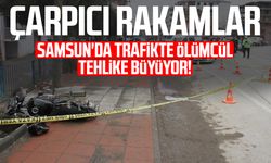 Samsun'da trafikte ölümcül tehlike büyüyor! Çarpıcı rakamlar