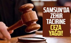Samsun'da zehir tacirine ceza yağdı!