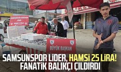 Samsunspor lider, hamsi 25 lira! Fanatik balıkçı çıldırdı