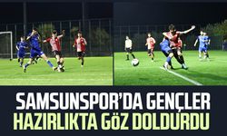 Samsunspor'da gençler hazırlıkta göz doldurdu