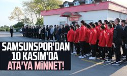 Samsunspor'dan 10 Kasım'da Ata'ya minnet!