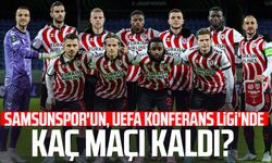 Samsunspor'un, UEFA Konferans Ligi’nde kaç maçı kaldı?