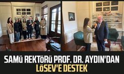 SAMÜ Rektörü Prof. Dr. Mahmut Aydın'dan LÖSEV'e destek