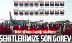 20 şehidimiz için Mürted Komutanlığı'nda tören düzenlendi