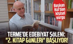 Terme’de edebiyat şöleni: "2. Kitap Günleri" başlıyor!
