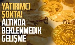 Yatırımcı şokta! Altında beklenmedik gelişme
