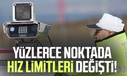 Yüzlerce noktada hız limitleri değişti