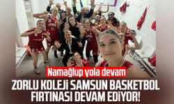 Zorlu Koleji Samsun basketbol fırtınası devam ediyor!