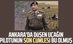 Ankara'da düşen uçağın pilotunun son cümlesi bu olmuş
