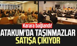 Atakum'da taşınmazlar satışa çıkıyor: Karara bağlandı!