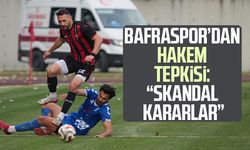 Bafraspor’dan hakem tepkisi: “Skandal kararlar”