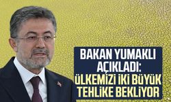 Bakan Yumaklı açıkladı: Ülkemizi iki büyük tehlike bekliyor