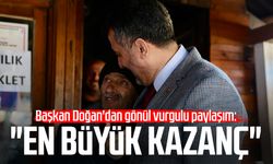 Başkan Halit Doğan'dan gönül vurgulu paylaşım: "En büyük kazanç"