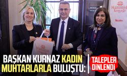 Başkan İhsan Kurnaz kadın muhtarlarla buluştu