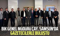 BİK Genel Müdürü Abdulkadir Çay, Samsun'da gazetecilerle buluştu