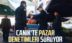 Canik'te pazar denetimleri sürüyor
