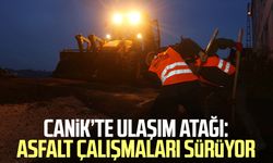 Canik’te ulaşım atağı: Asfalt çalışmaları sürüyor