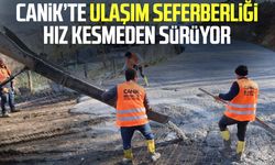 Canik’te ulaşım seferberliği hız kesmeden sürüyor
