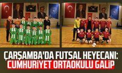 Çarşamba'da futsal heyecanı: Cumhuriyet Ortaokulu galip
