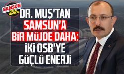 Dr. Muş'tan Samsun'a bir müjde daha: İki OSB'ye güçlü enerji