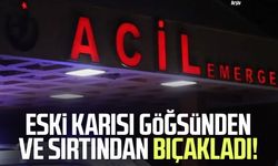 Eski karısı göğsünden ve sırtından bıçakladı!