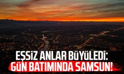 Eşsiz anlar büyüledi: Gün batımında Samsun!