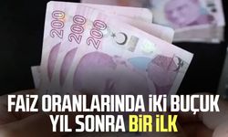Faiz oranlarında iki buçuk yıl sonra bir ilk