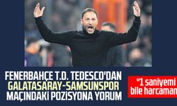 Fenerbahçe'de Tedesco'dan Galatasaray-Samsunspor maçındaki pozisyona yorum