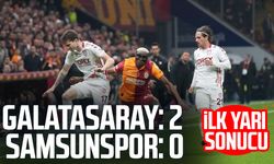 Galatasaray: 2 - Samsunspor: 0 (İlk yarı sonucu)