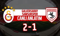 Galatasaray - Samsunspor maçı canlı anlatım: 2-1
